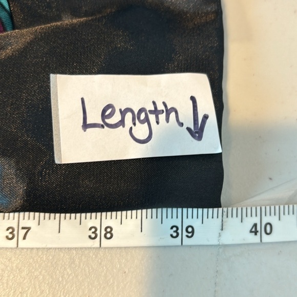 Torrid Women's Y2K Retro plunge v-neck colorful geometric tie waist sz 2 office - Picture 13 of 14